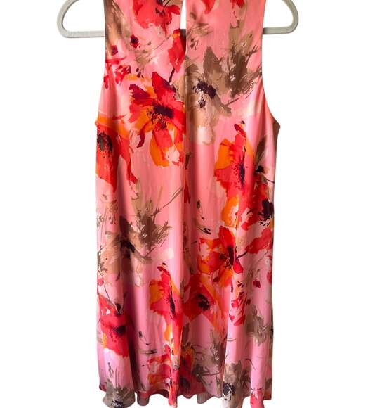 Lauren Ralph Lauren Floral Tiered Shift Dress Size 14 Romantic Feminine Classic - Picture 2 of 5